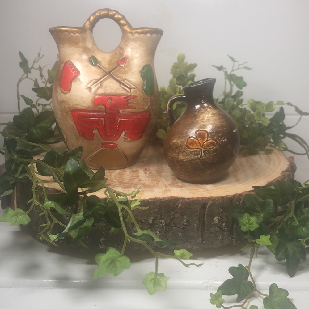 Native American Style Vases (2) - Picture 3 of 9